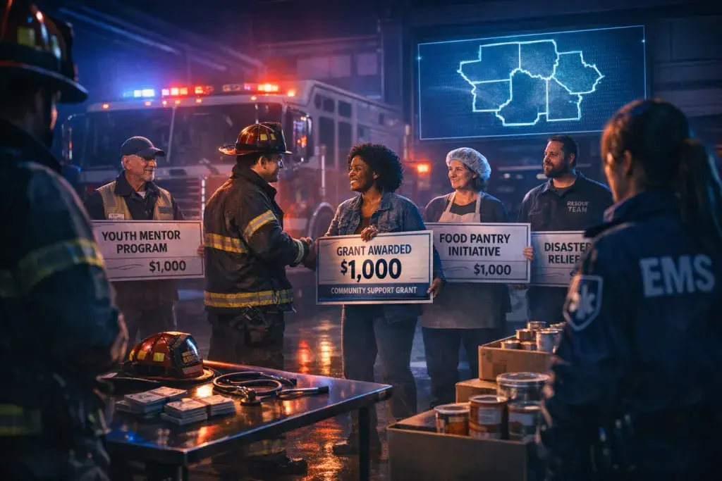 Fire Station Awards $1,000 Grants to Top Nonprofits Across Six Counties