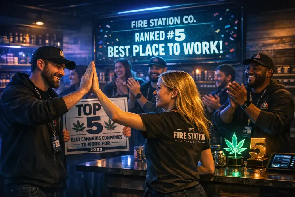 Fire Station Cannabis Co. Ranks Fifth Among Nation's Top Dispensaries to Work For