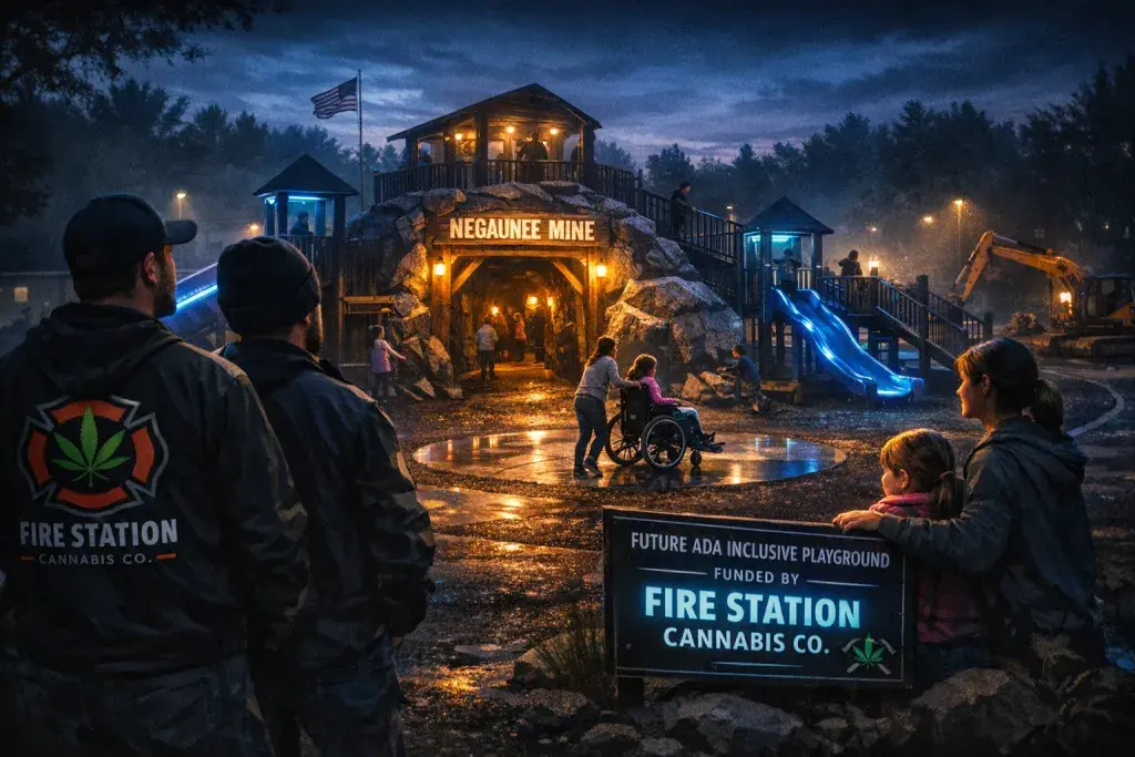 Negaunee Township Secures Cannabis Firm Donation for ADA Playground Overhaul