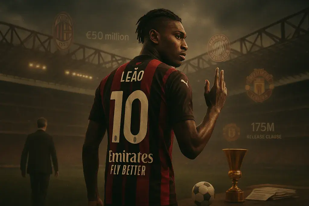 Rafael Leão Signals Departure from AC Milan as Club Misses Champions League