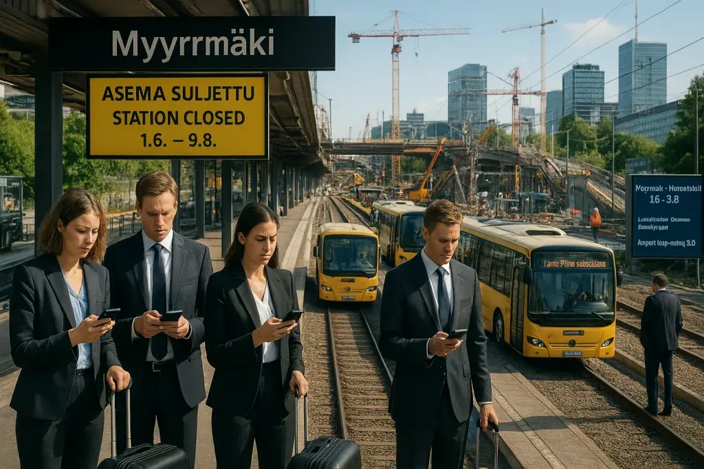 Helsinki Rail Disruptions Force Business Travellers to Rethink Summer Itineraries