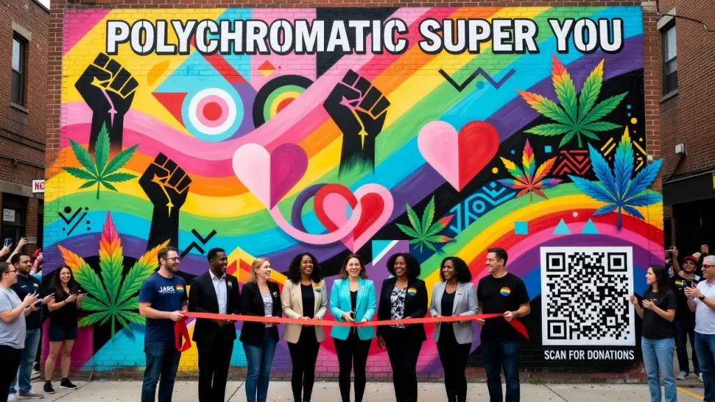 Two Cannabis Retailers Fund Ferndale Mural to Back LGBTQ+ Youth
