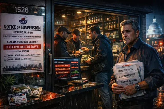 DC Cannabis Board Suspends Doobie District for 30 Days Over Medical Violations